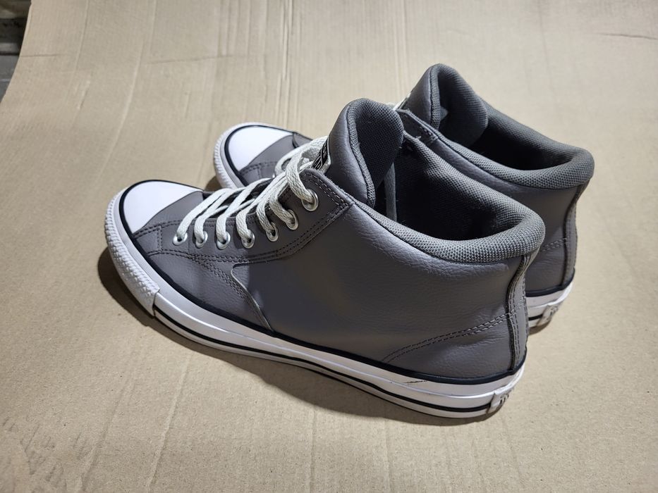 Converse mid szare skórzane unikatowe roz. 44