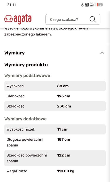 Narożnik Volare 5P