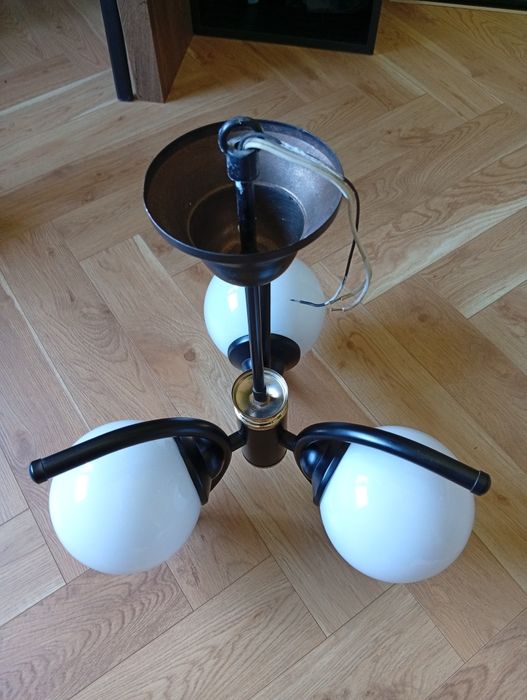 Żyrandol/ Lampa wisząca potrójna kule