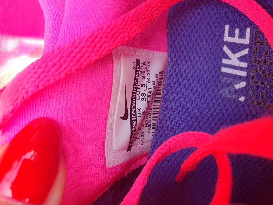 Nike free 5.0 adidasy 38.5 damskie