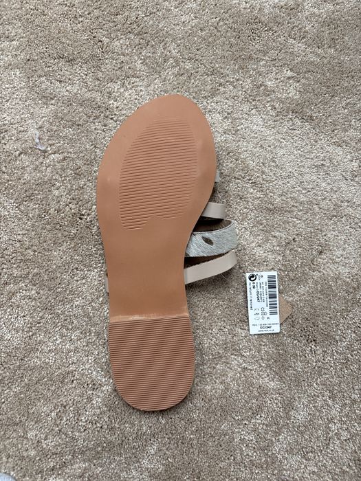 NEXT piękne skórzane klapki NOWE 39