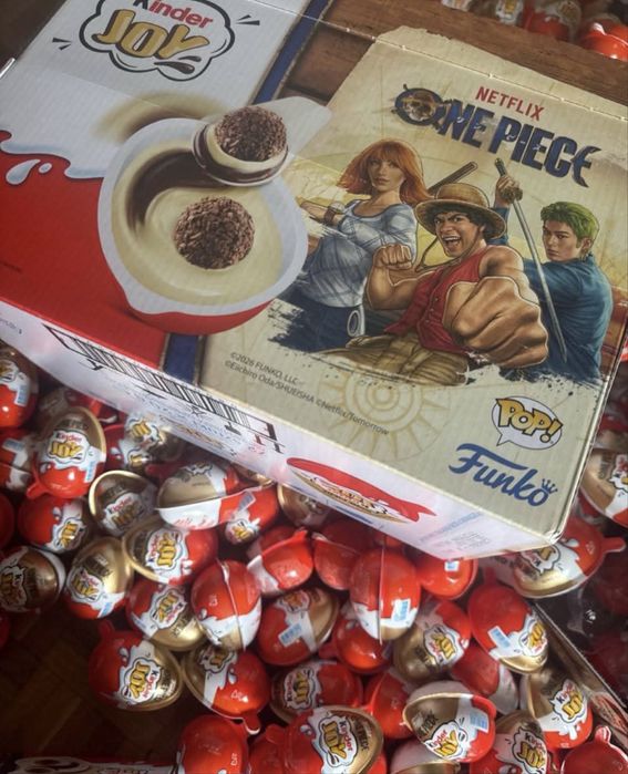 Кіндер джой ВАН ПІС/Kinder joy One Piece нова колекція ОПТ/РОЗДРІБ  кіндер Ван Піс 20г