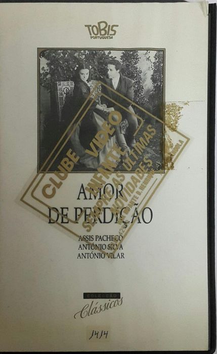 Pack de 8 filmes VHS Portugeses