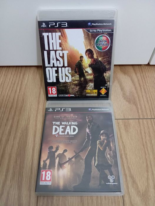 The Last of Us + The Walking Dead, PS3 PlayStation 3 (aceito retoma de jogos PS1 e PS2 do meu interesse bem como alguns acessórios e consolas)