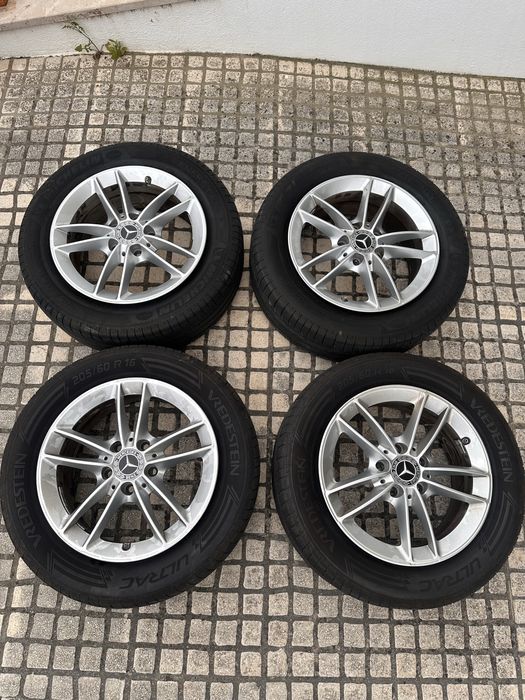 Conjunto jantes 16 mercedes (Classe A)