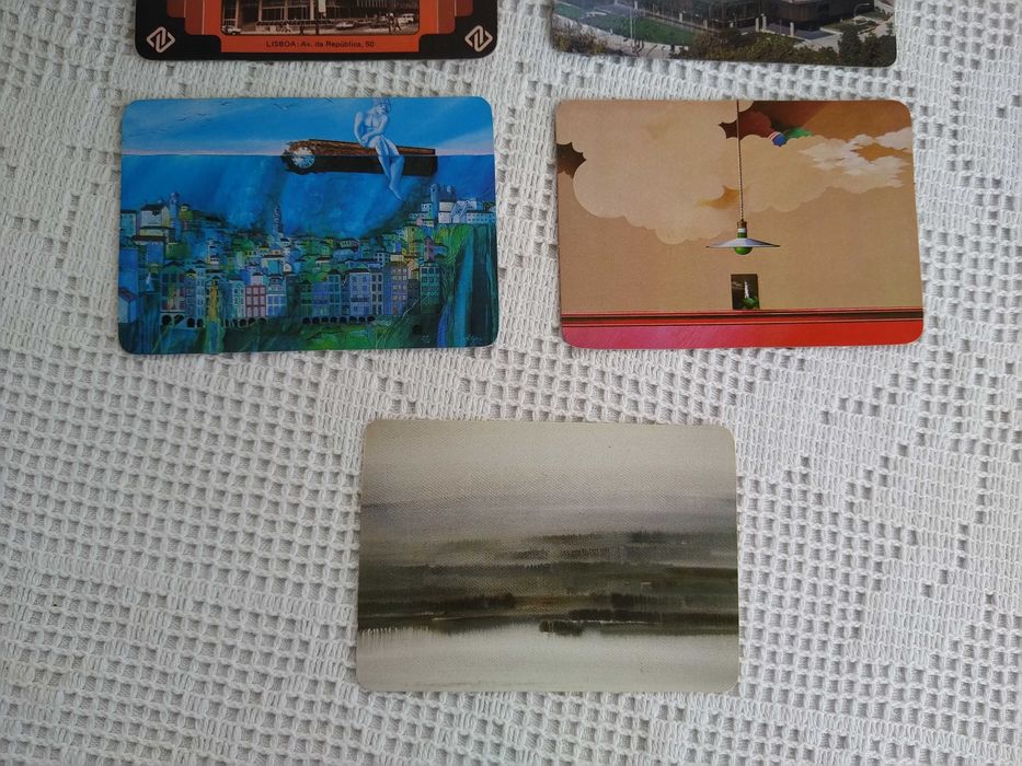 Calendários da Companhia de Seguros Aliança Seguradora - 1986 a 1990