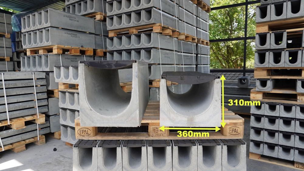ODWODNIENIE LINIOWE D400 36x31 Betonowe - Żeliwo!!