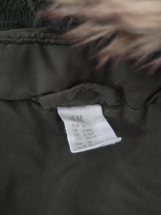 H&M 74 kurtka dziecięca ocieplana