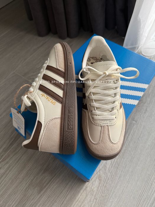 Оригинал Adidas Handball Spezial Brown Cream White Gum