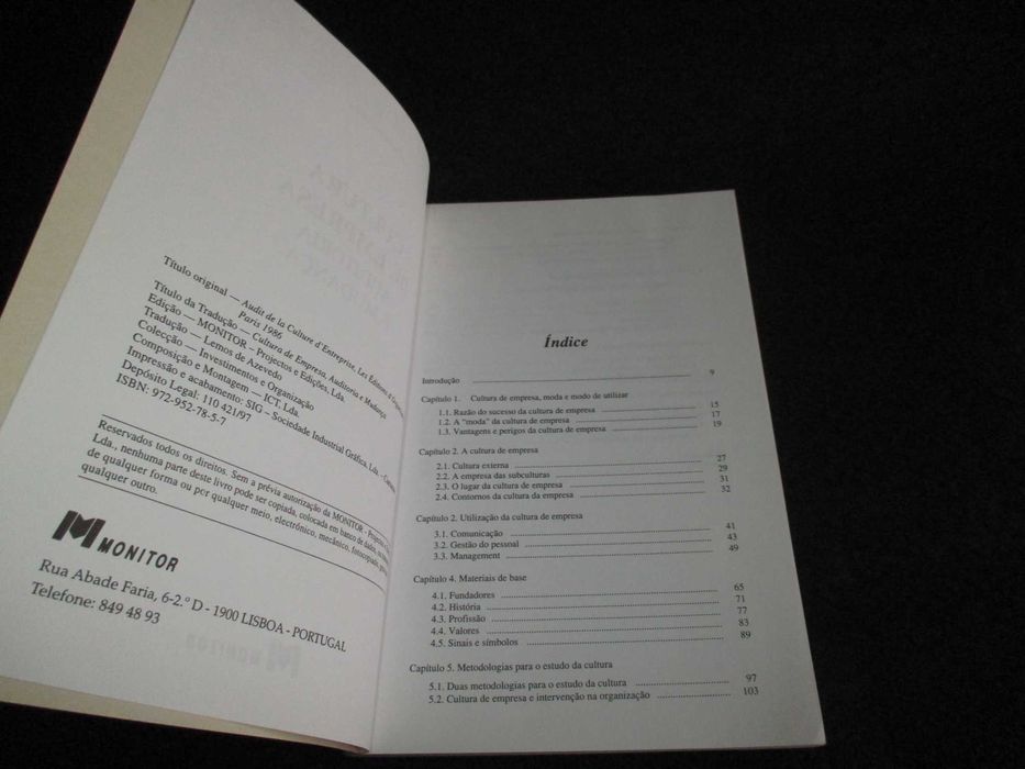 Livro Cultura de Empresa Auditoria e Mudança Maurice Thévenet