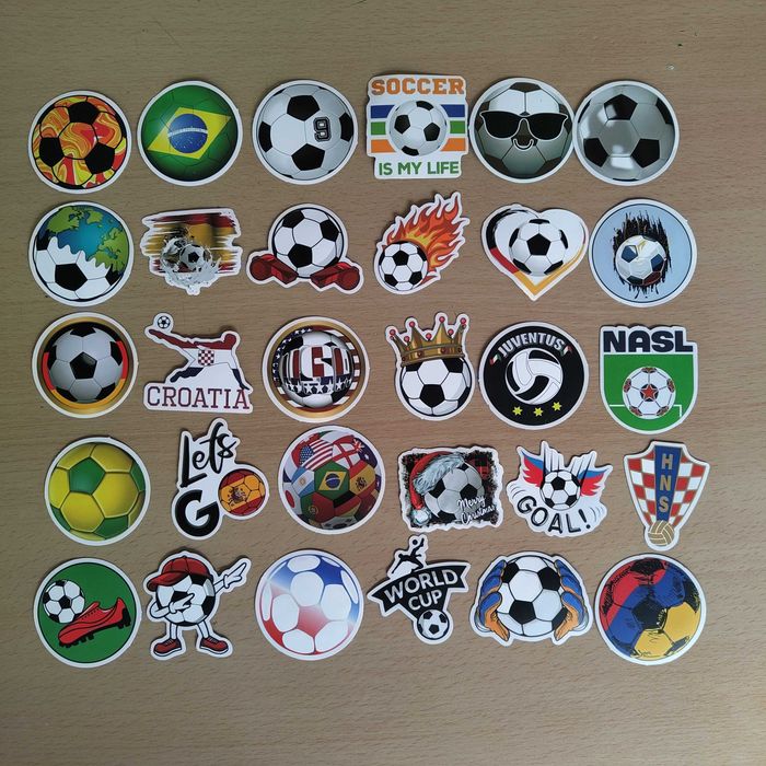 100 Autocolantes Stickers Futebol