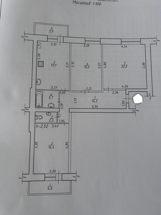 Продаж 3к квартири на Харківькій з А/О