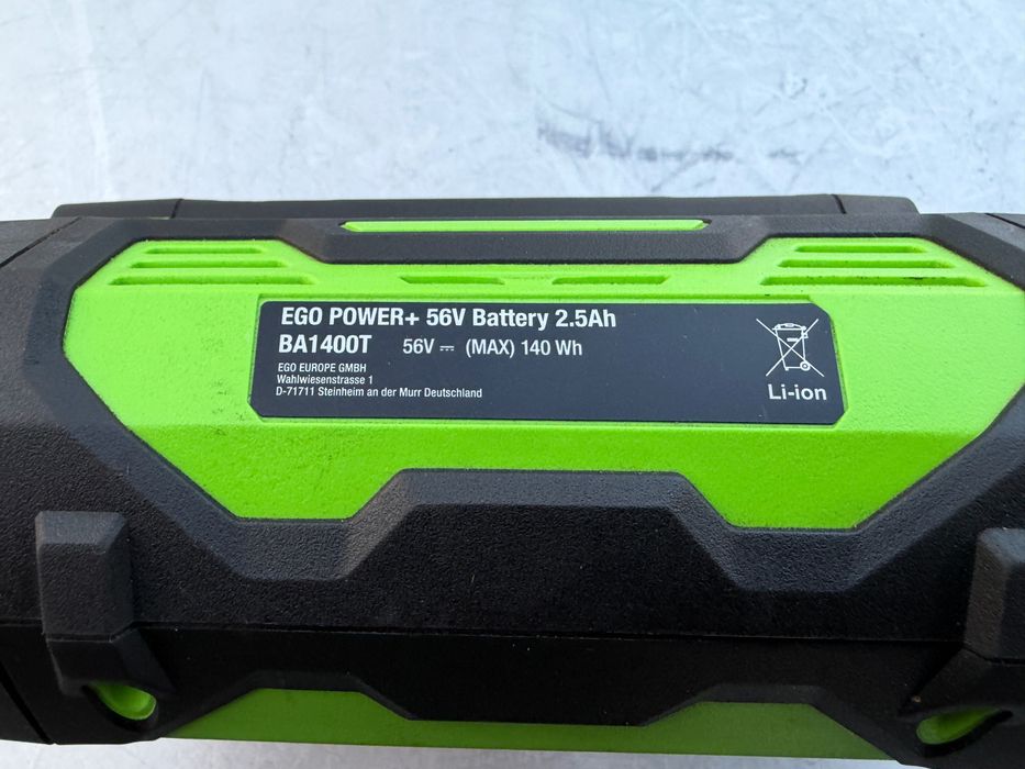 Akumulator bateria 2,5Ah EGO Power + BA1400T 140Wh 56V Uszkodzona (B25