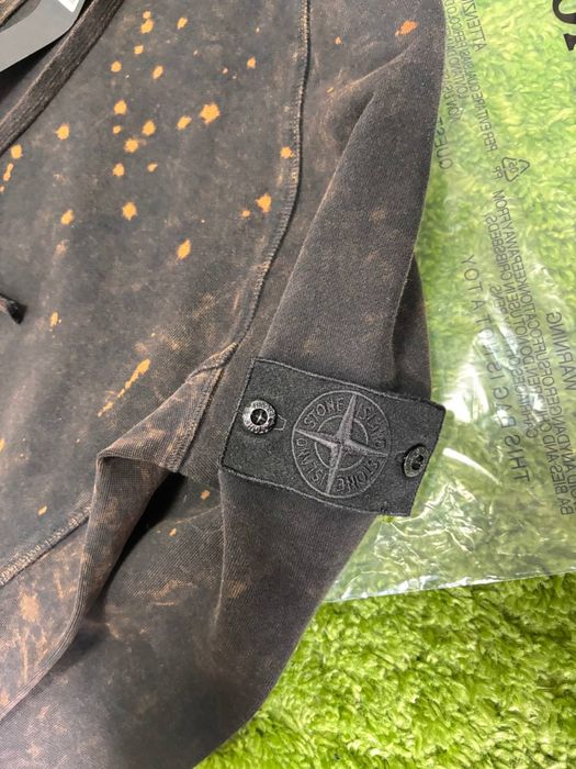 Худі Stone Island Off Dye Black|Стон Айленд офф дай