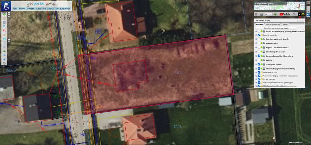 Teolin, działka budowlana, wszystie media, 1691 m², bezpośrednio - Widok 3