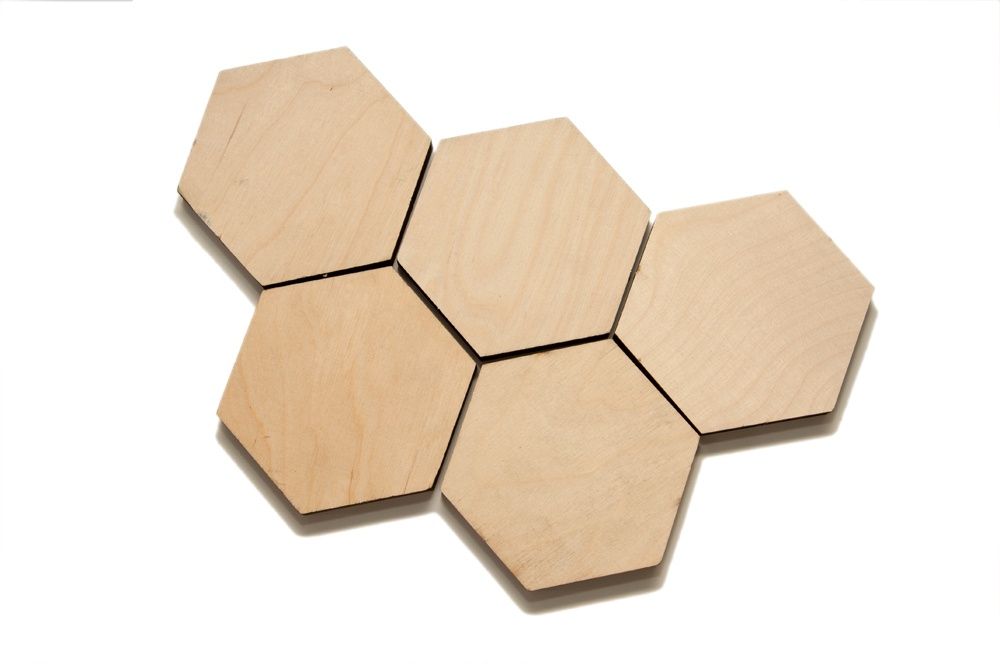 Шестигранники из фанеры - заготовки для декупажа, декора, доставка