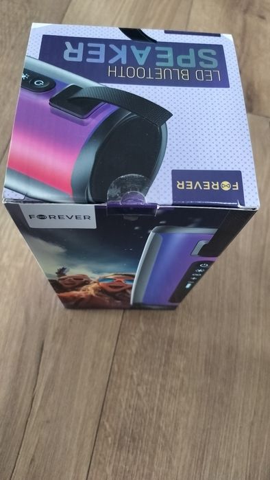 Głośnik przenośny bezprzewodowy forever fbs-136 LED mikrofon