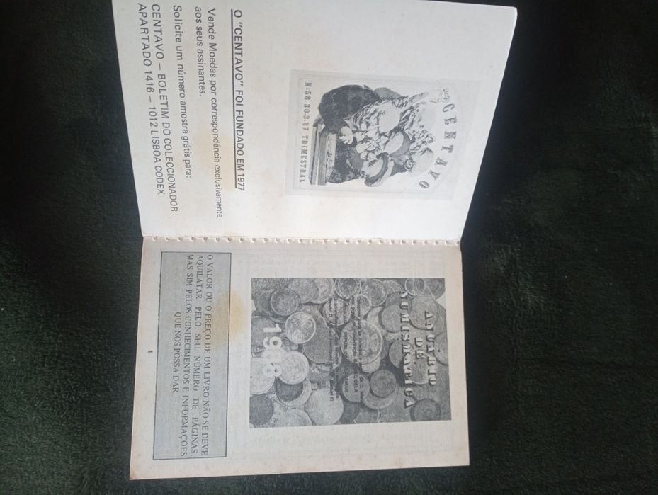 Anuário de Numismática 1988 - Edições Centavo Raro					
Como novo