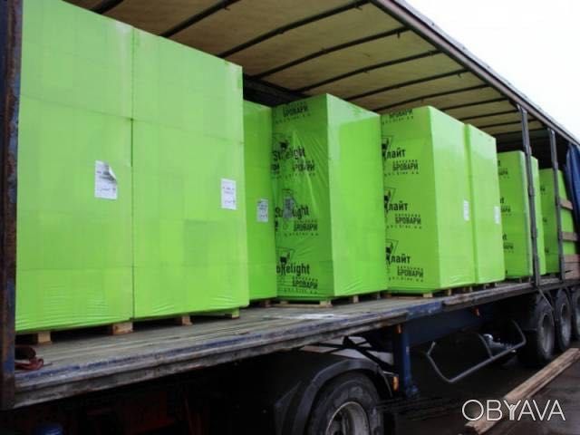 Газоблок Стоунлайт, газобетон, ХСМ, ЮДК,  піноблок