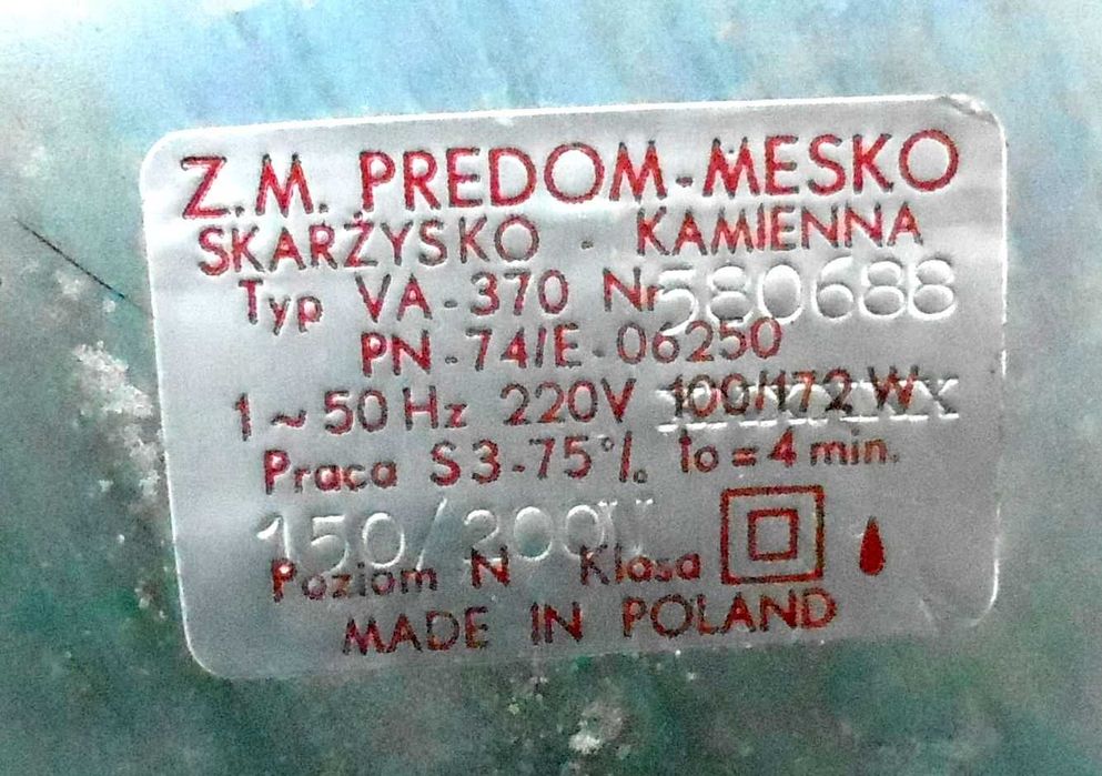 Sokowirówka VA 370 Predom Mesko Skarżysko Kamienna