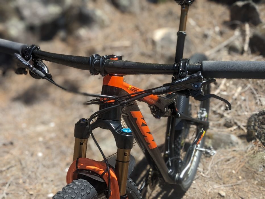 9,6kg KTM Sonic rodas Prototype carbono Sram XX1 Gold