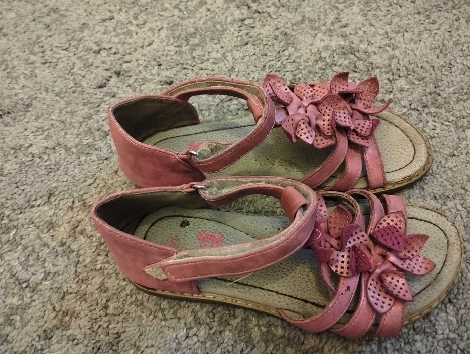 sandały dziecięce dziewczęce rozmiar 30