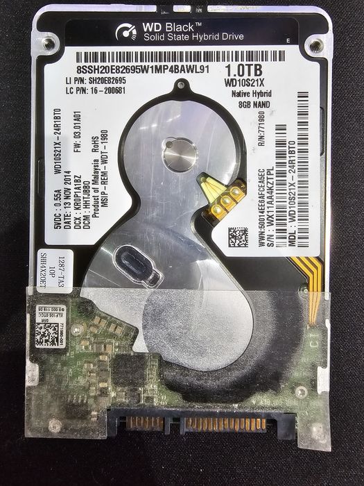 Dysk WD BLACK 1TB 1000gb sata do laptopa 2.5 cala