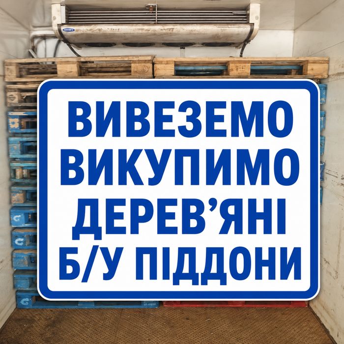продаж піддонів та вивіз палет у Заводському