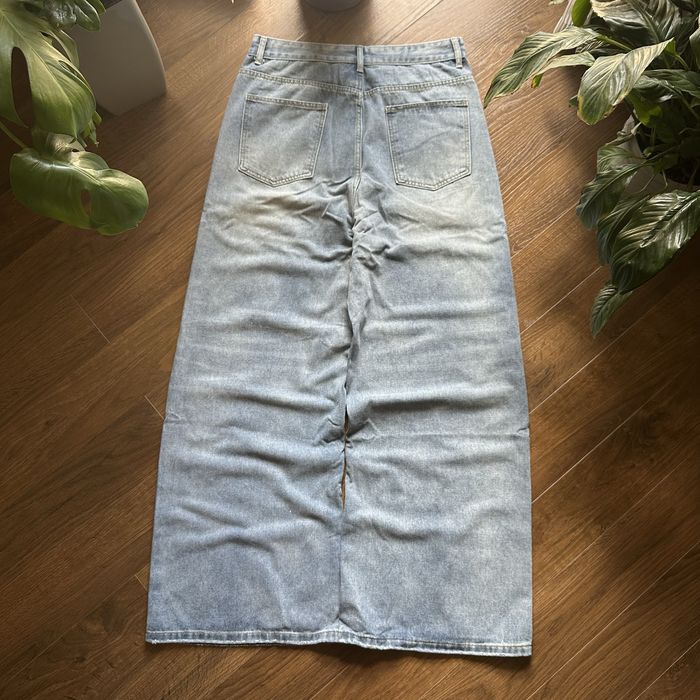 Baggy Wide Opium Archive Blue Jeans Racer Balenci Straight Jaded London Прямі Опіум Дуже Широкі Сині Джинси Skater Sk8 Y2k Широкие Архив Синие Джинсы