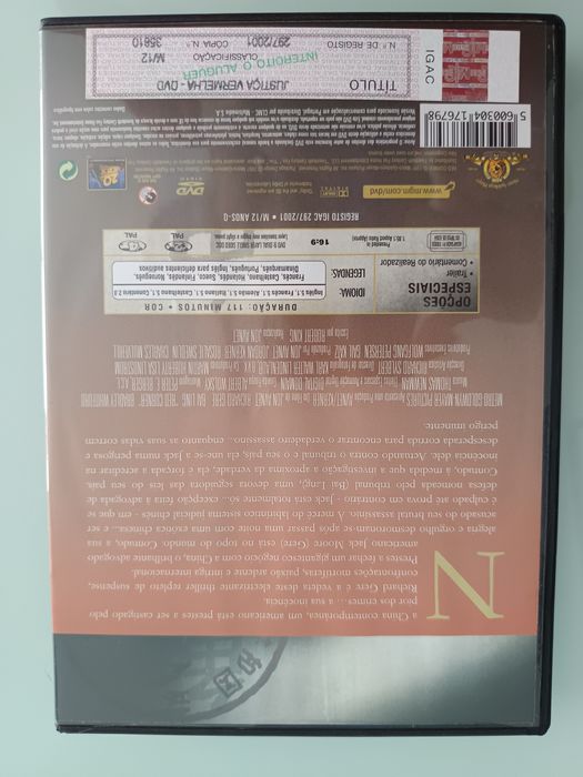 DVD justiça vermelha