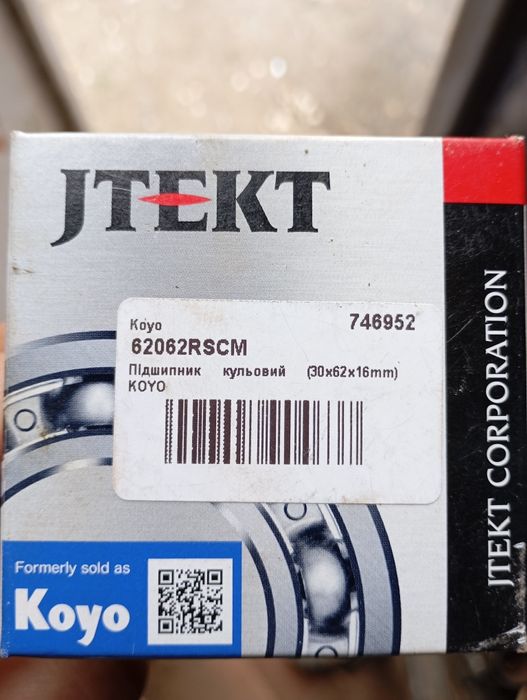 Подшипник KOYO 62062RSM