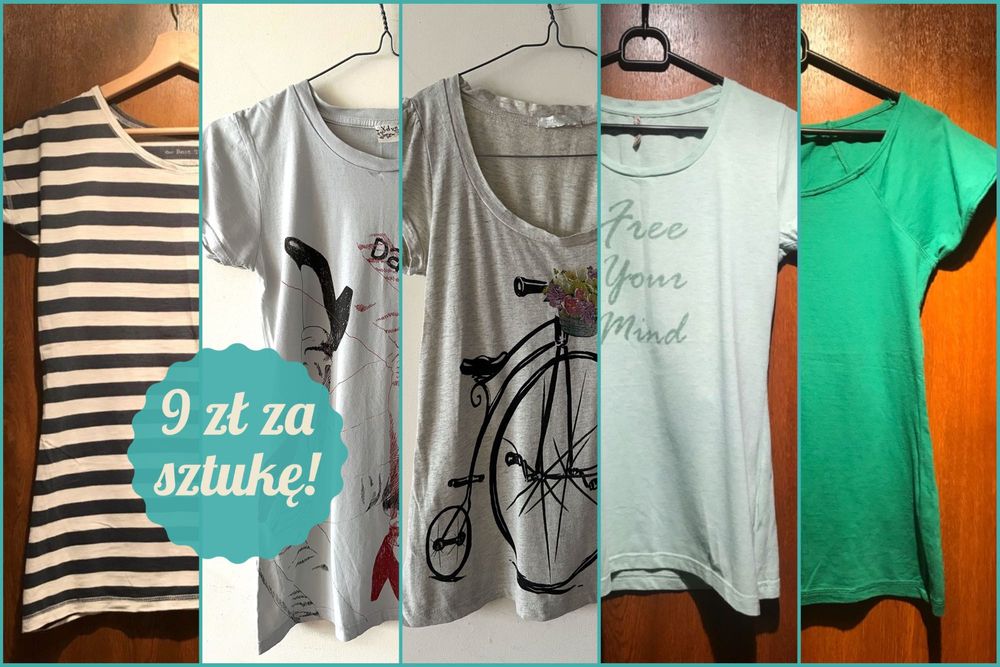 Zestaw 5 tshirtów XS/S