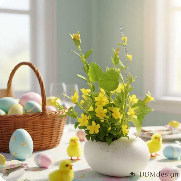 Doniczka, osłonka z białego betonu - nowoczesna forma 2w1