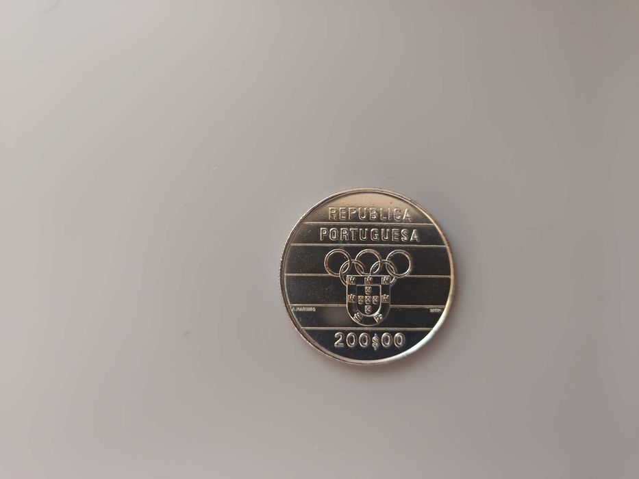 Moeda Comemorativa 200 Escudos - XXV Jogos Olímpicos (Barcelona 1992)