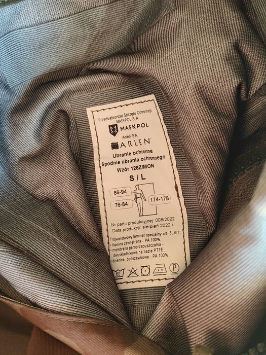 Mundur Gore-Tex nowy S/L