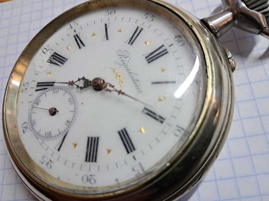 Zegarek REGULATEUR ogromny,chodzi,piękny stan