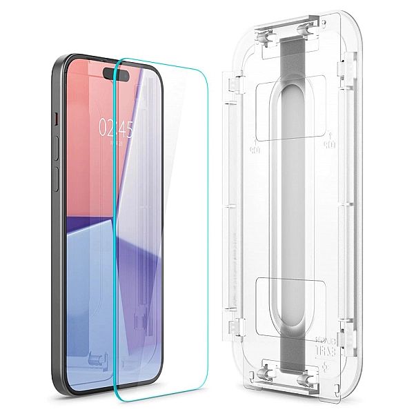 Szkło Hartowane Spigen Glas.tr ”Ez Fit” Iphone 15 Clear