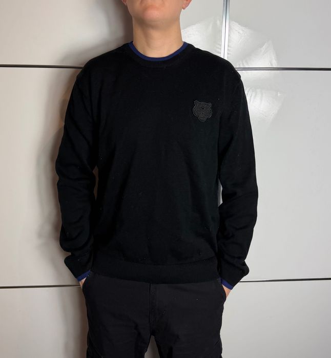 Sweter Kenzo Paris Tiger Czarny