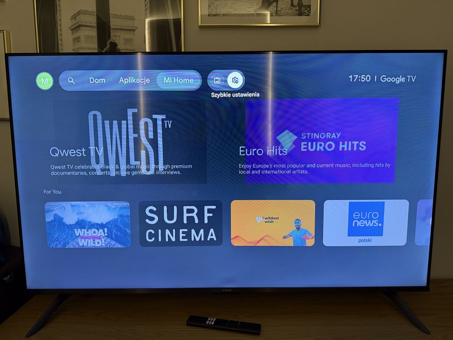 Telewizor Xiaomi TV A Pro 55 2026 (L55MB-APEU) 55" QLED 4K Google TV DVB-T2