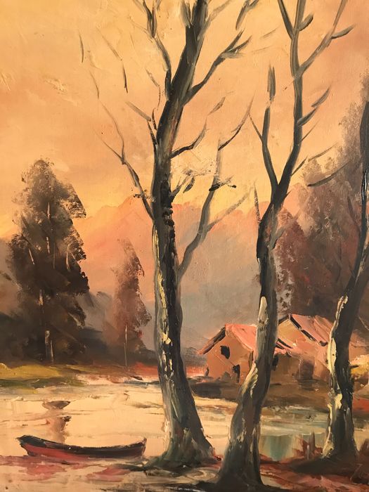 Óleo sobre tela 57 x 59 cm