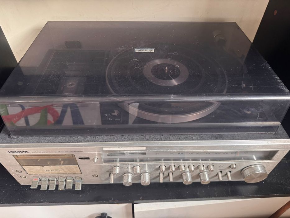 sistema de som vintage 3-em-1