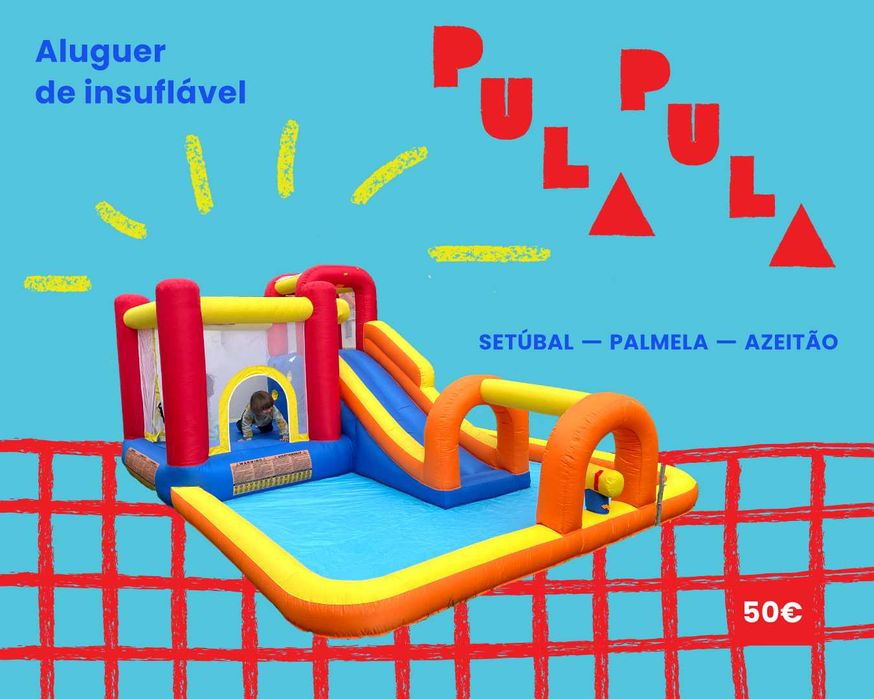 Aluguer de insuflável super divertido!