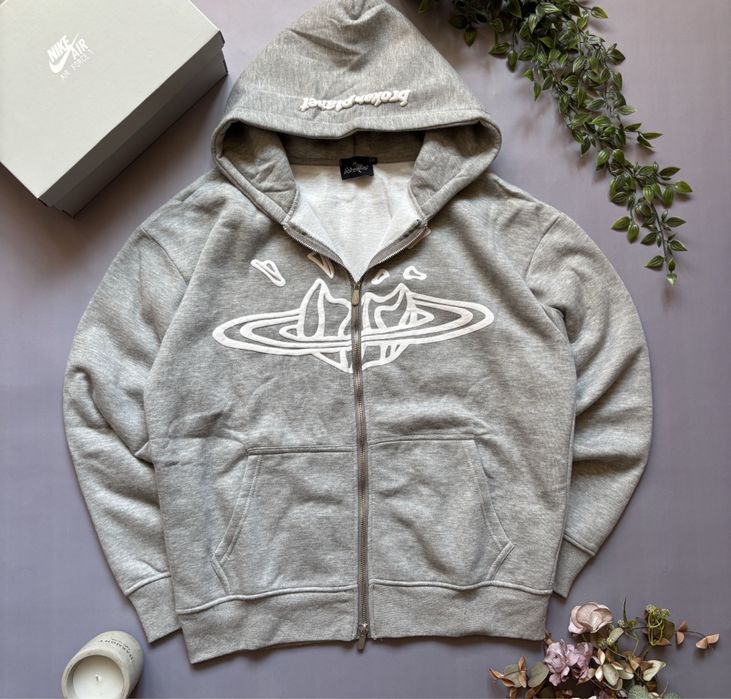 ‼️БЕЗ ПЕРЕДОПЛАТИ‼️ Зіп Худі Broken Planet / Кофта Зіпка Худак Брокен пленет burberry