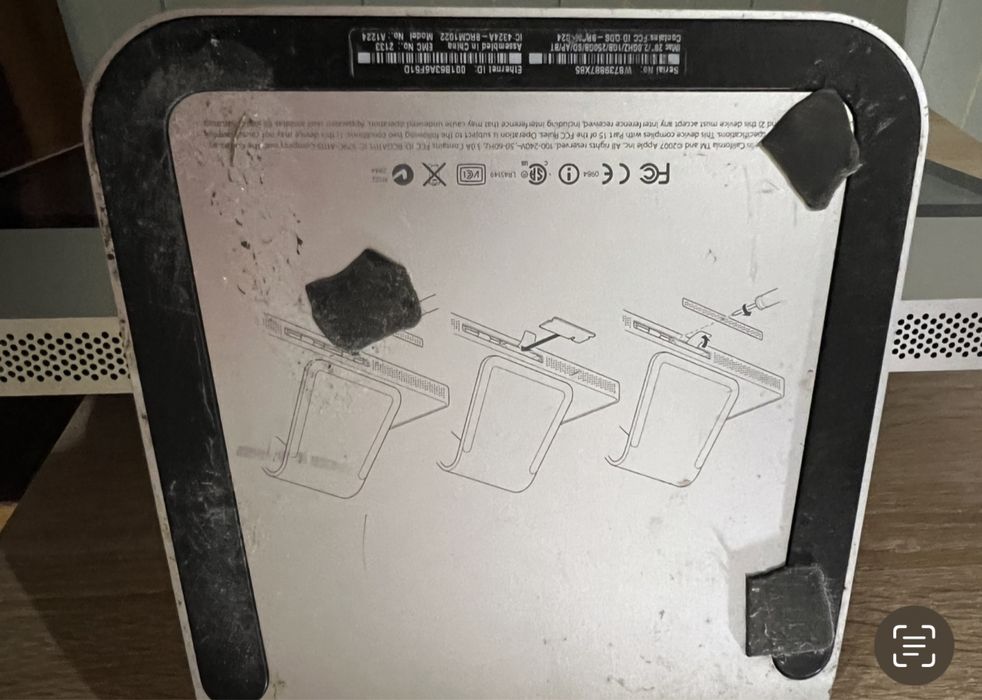 iMac 20 ssd128 4озу 2007 a1224