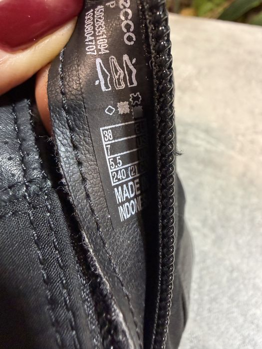 Зимние ботинки Ecco Gore-tex 38 р