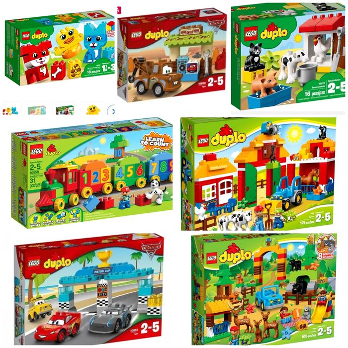 LEGO Duplo 10584, 10525, 10857, 10856, 10879, 10858, 10558, 10870