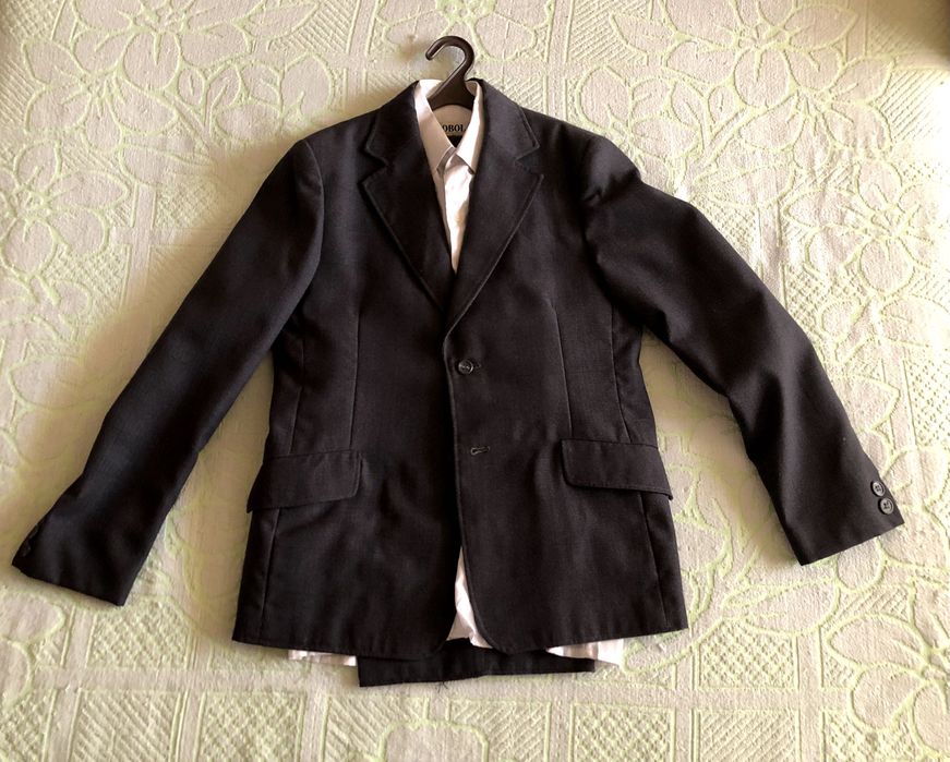 Шерстяний костюм на хлопчика 36-38р + сорочка і вішачок