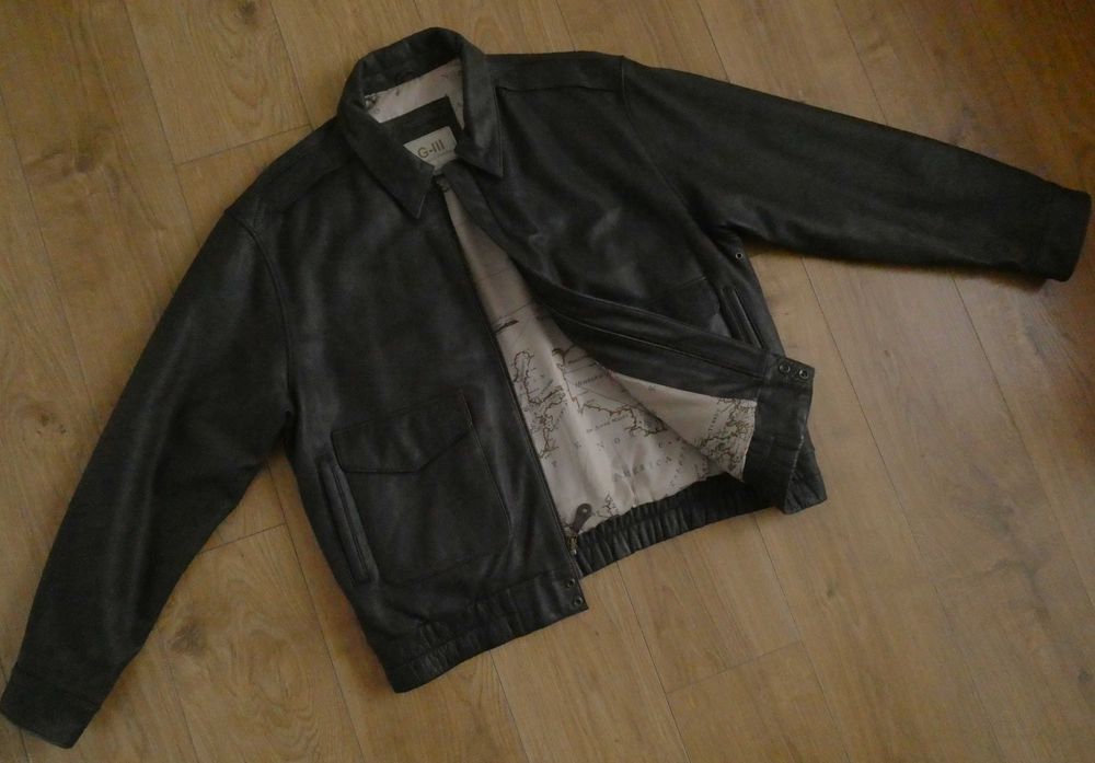 Kurtka skórzana męska G- III skóra PILOTKA lotnicza VINTAGE L/XL