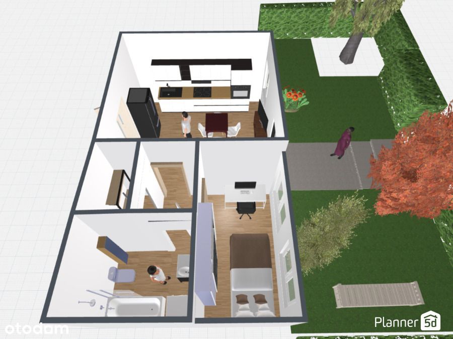 Dwupokojowe 45m² Parter Ogródek Parking T. Zamknięty Do Wprowadzenia