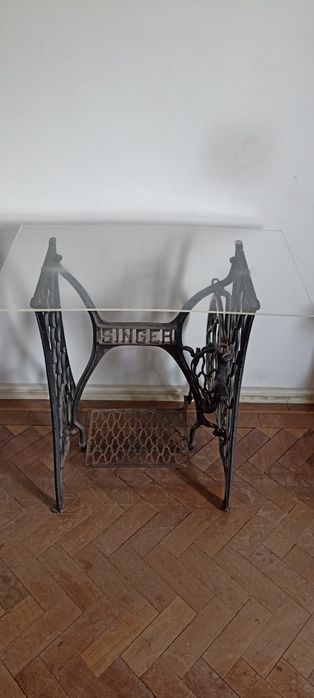 base pés suporte máquina singer antiga
